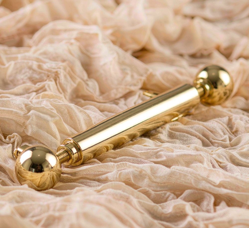 Solstice Brass Bar — Solid brass with ball end caps